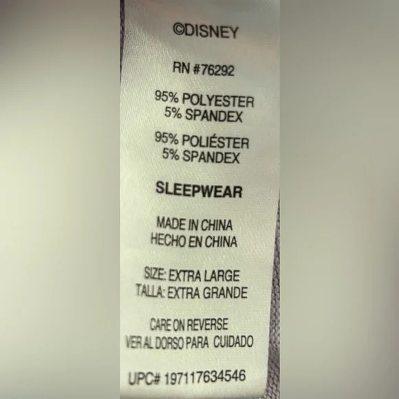 Disney’s Nightmare Before Christmas long sleeve pajama top & jogger sleep set - Picture 5 of 6